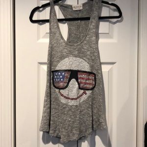 Sunglass USA Shirt Gray